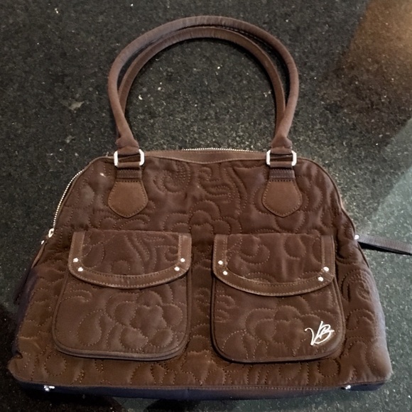 Vera Bradley Handbags - Authentic Vera Bradley Brown Satchel Handbag